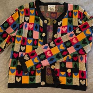MOSCHINO Cheap and Chic  Blazer Sweater Made in Japan Excellent Condition Small